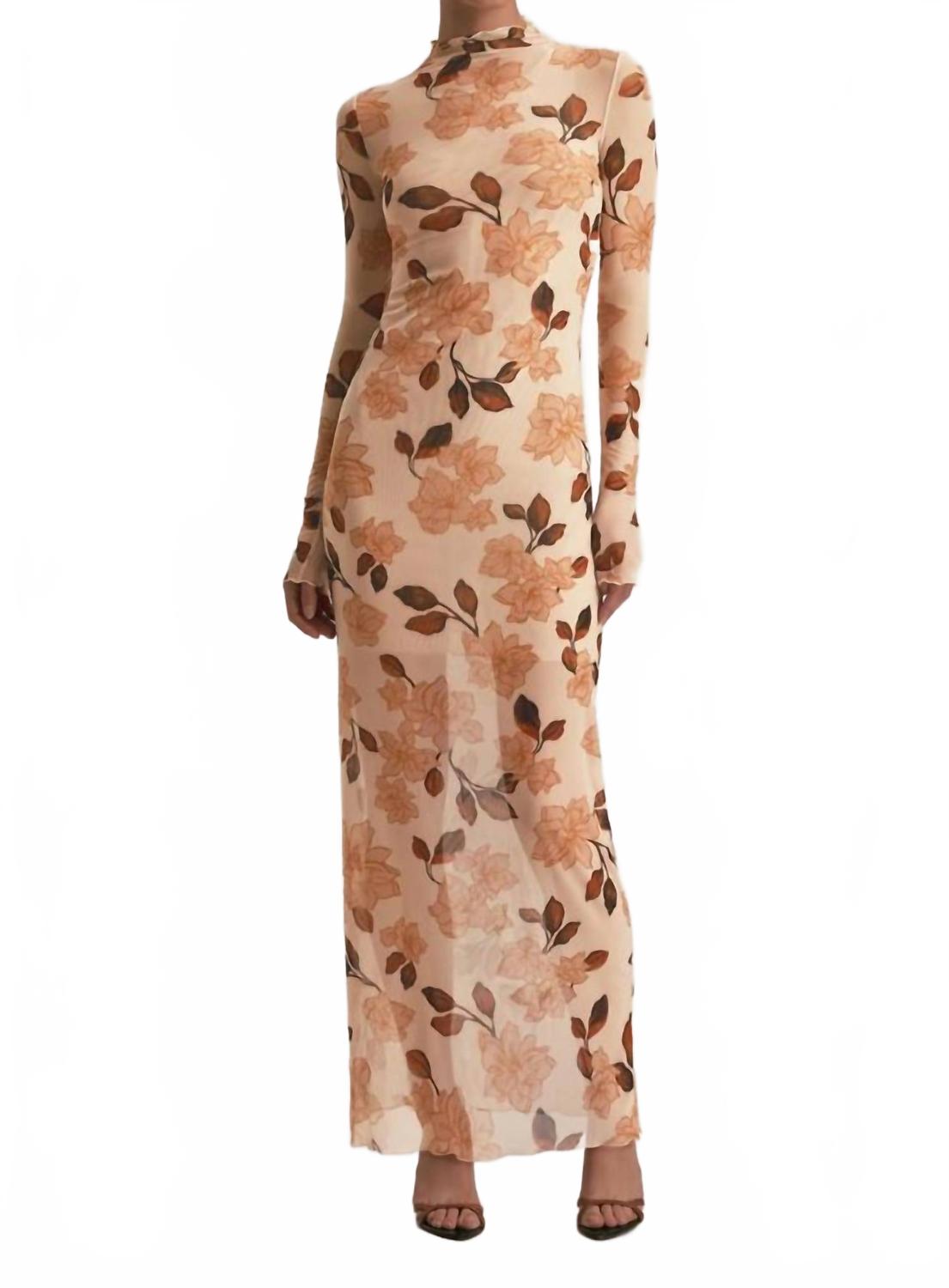 

Прозрачное фантазийное платье в цвете "Голые розы" Favorite Daughter, bare roses