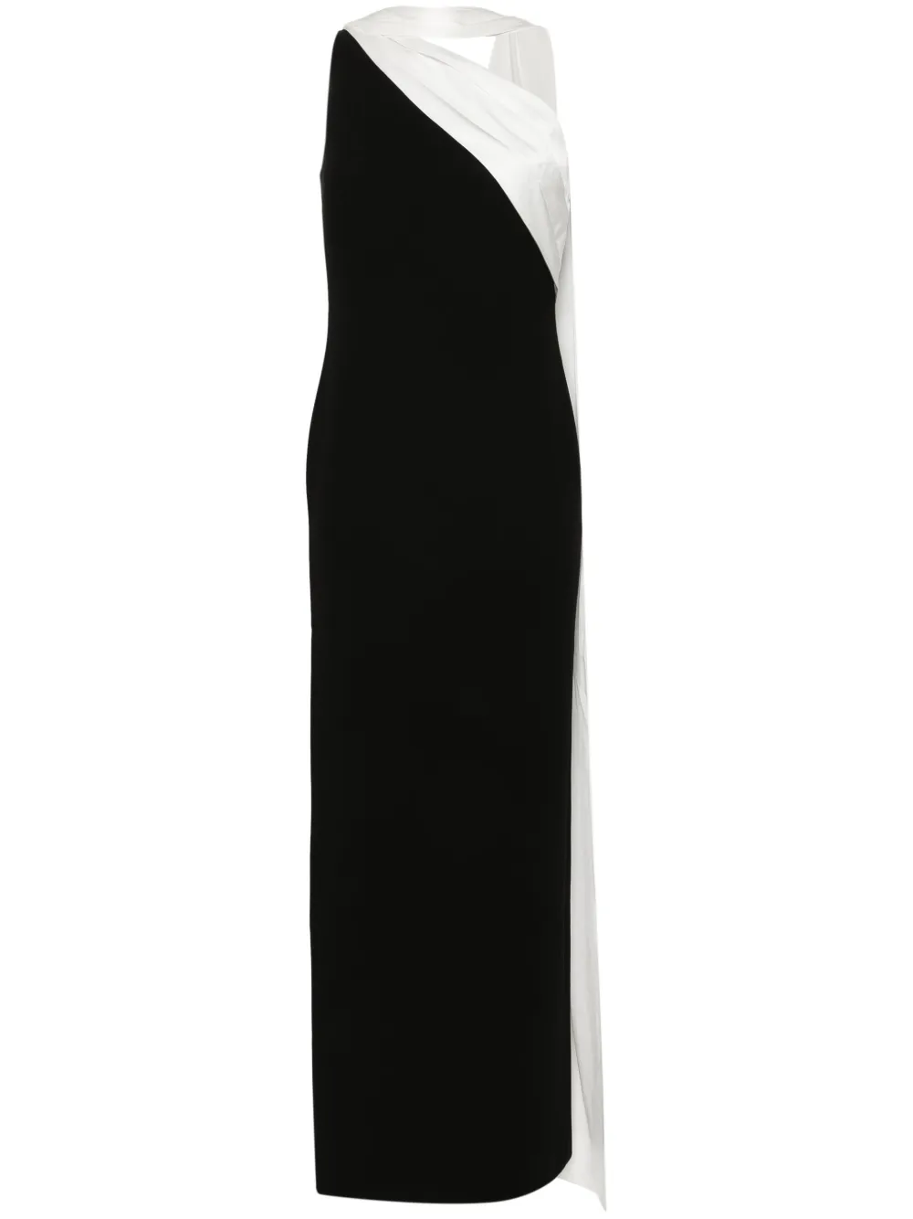 

Платье макси на одно плечо Roland Mouret, черный