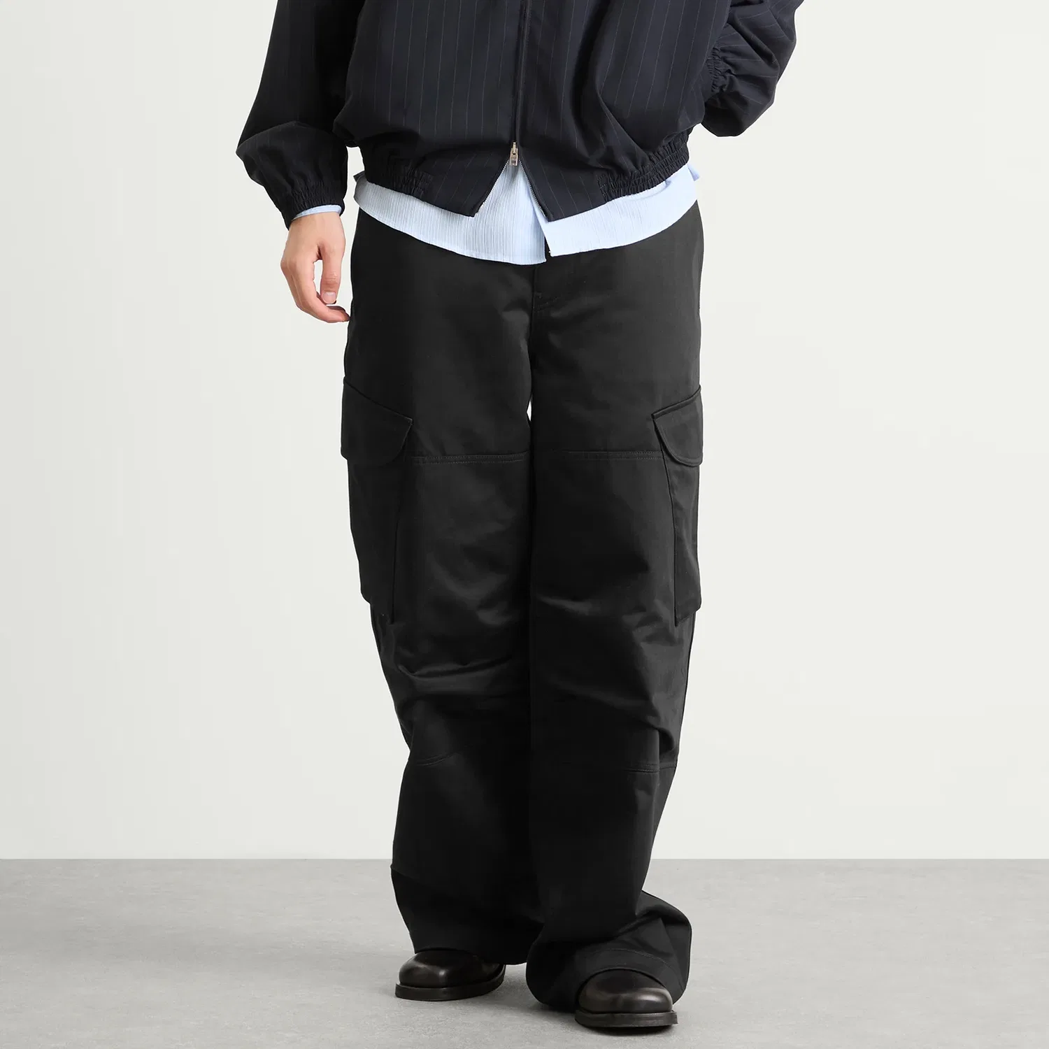 Карго брюки модель SS26 Acne Studios черные — фото 4