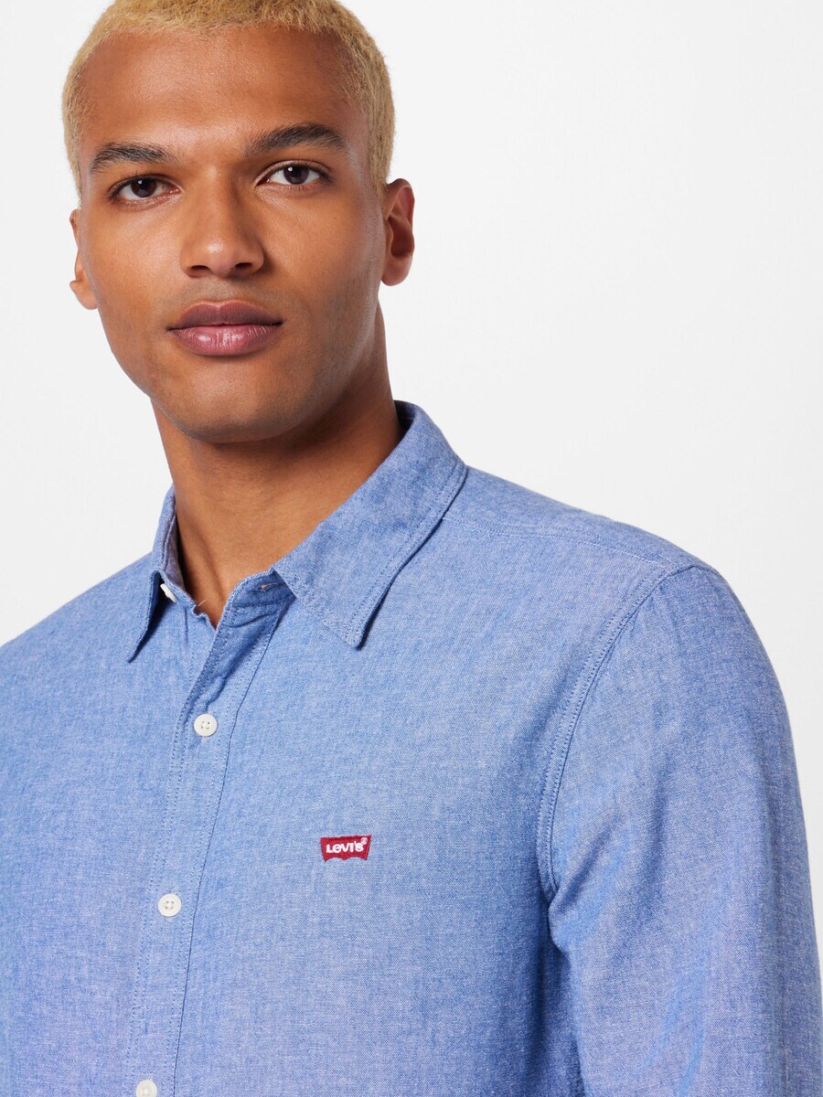 Рубашка узкого кроя на пуговицах LEVI'S  LS BATTERY HM SHIRT SLIM, темно-синий — фото 3
