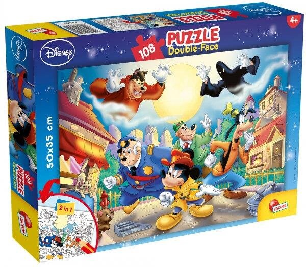 

Lisciani, пазл Disney, Mickey Mouse-Detect, 108 шт.