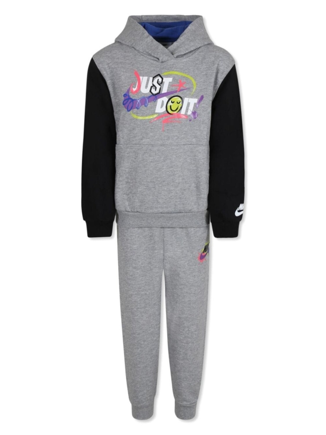 

Nike Kids спортивный костюм с логотипом, серый