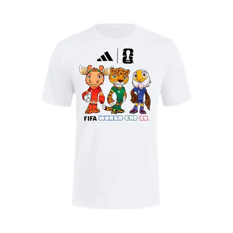 Футболка Adidas FIFA World Cup 2026 Mascot Tee, белый