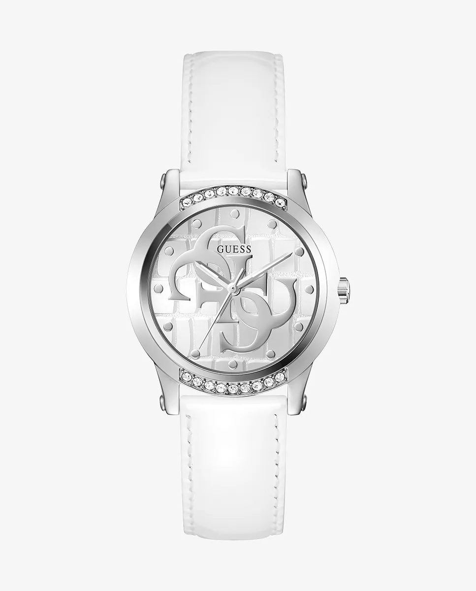 

Женские часы Annette GW0860L3 с кожаным и белым ремешком Guess, белый