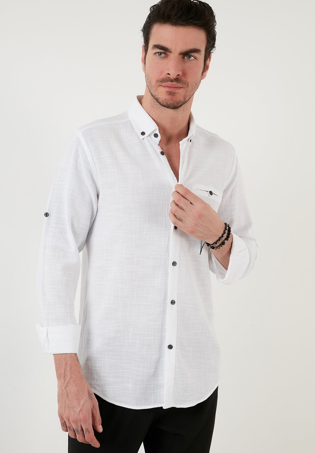

Рубашка SLIM FIT Buratti, цвет white