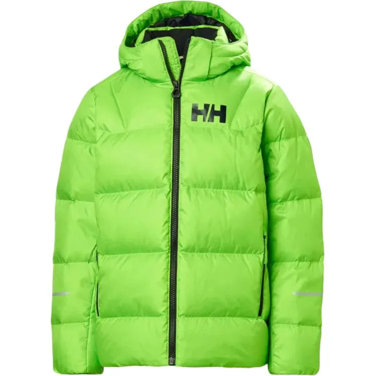 HELLY HANSEN Детская пуховая куртка зеленого цвета — фото 3