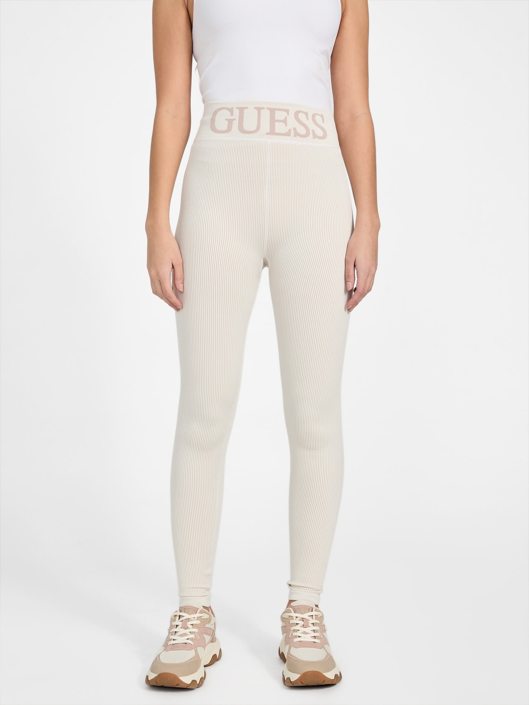 

Леггинсы из трикотажного полотна Cordova Guess Factory, цвет spirit white