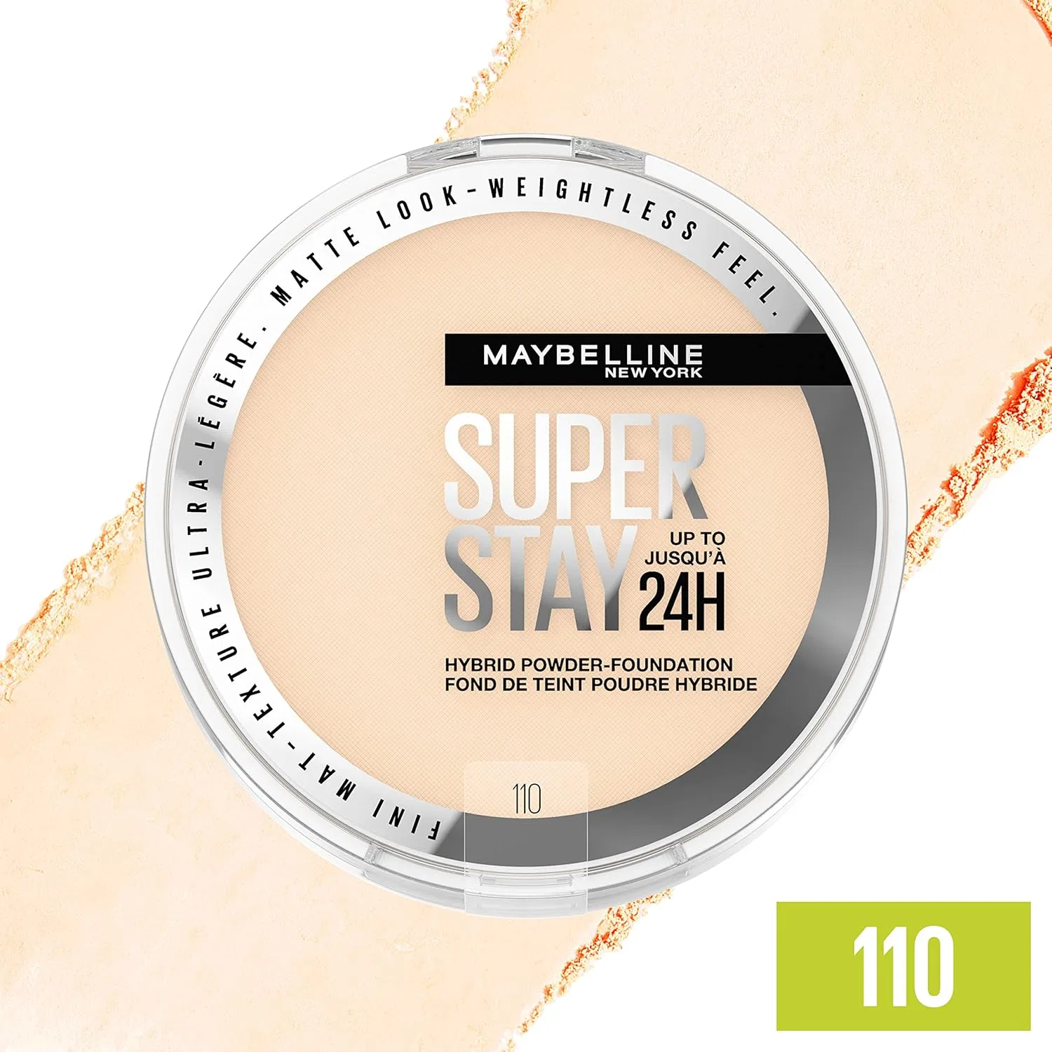 Тональная пудра Maybelline Super Stay 24HR Hybrid Powder Foundation 110 5.67 г — фото 4