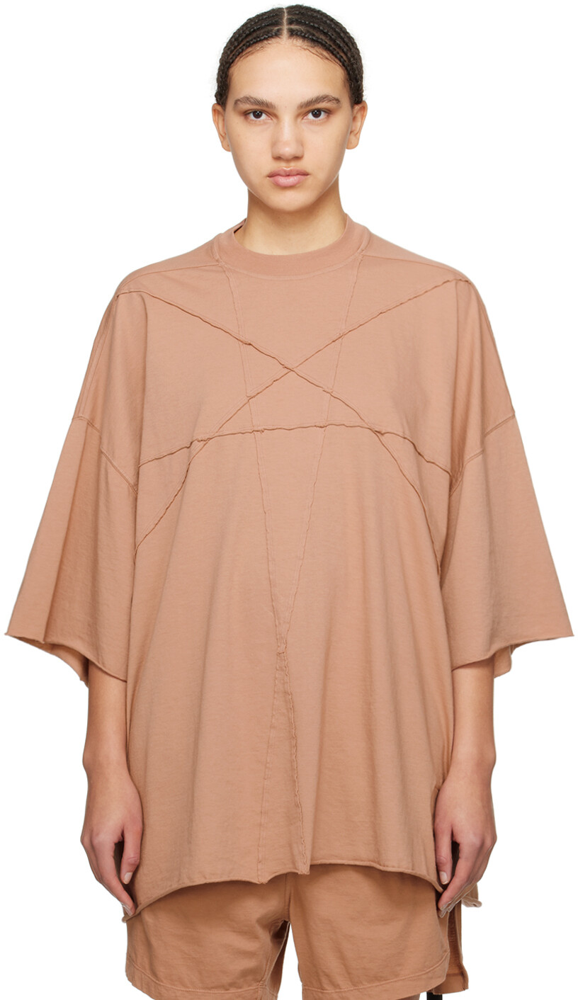 

Розовая футболка Tommy Rick Owens Drkshdw, цвет Dark pink