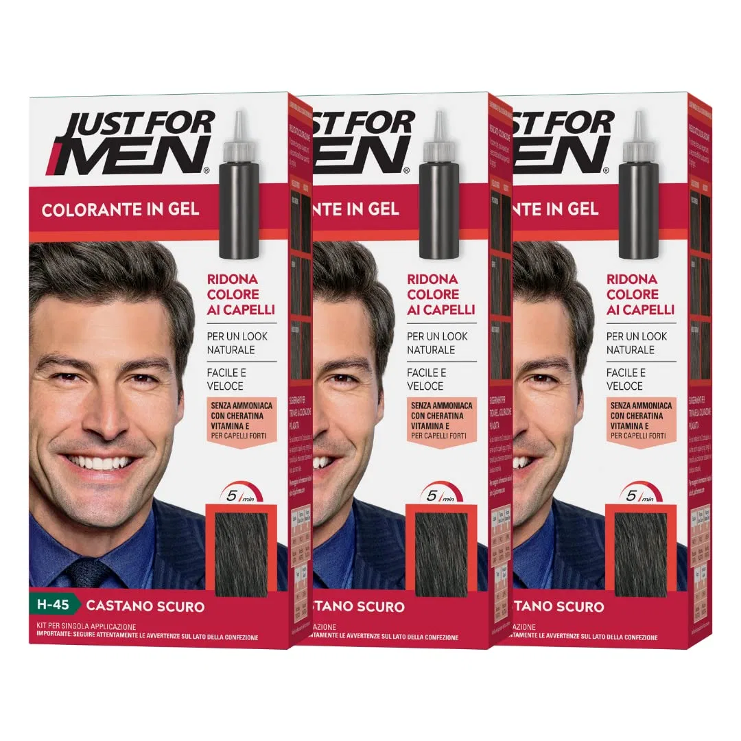 Мужская краска для волос Just For Men темно-коричневая Just For Men