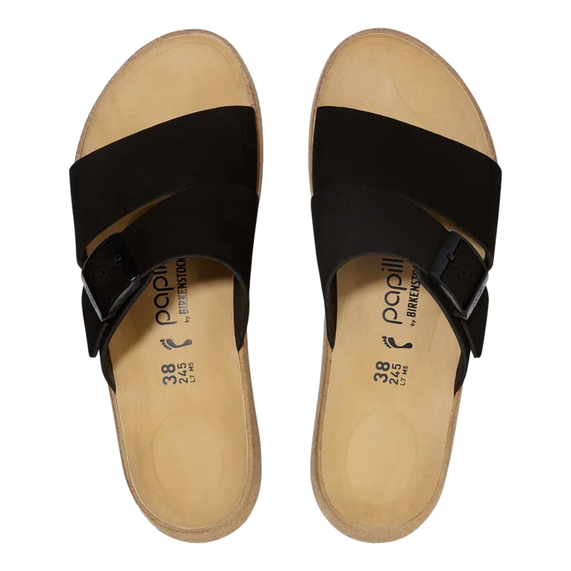 Биркеншток Альмина Блэк 1029100 Женские мюли Birkenstock, черный — фото 3