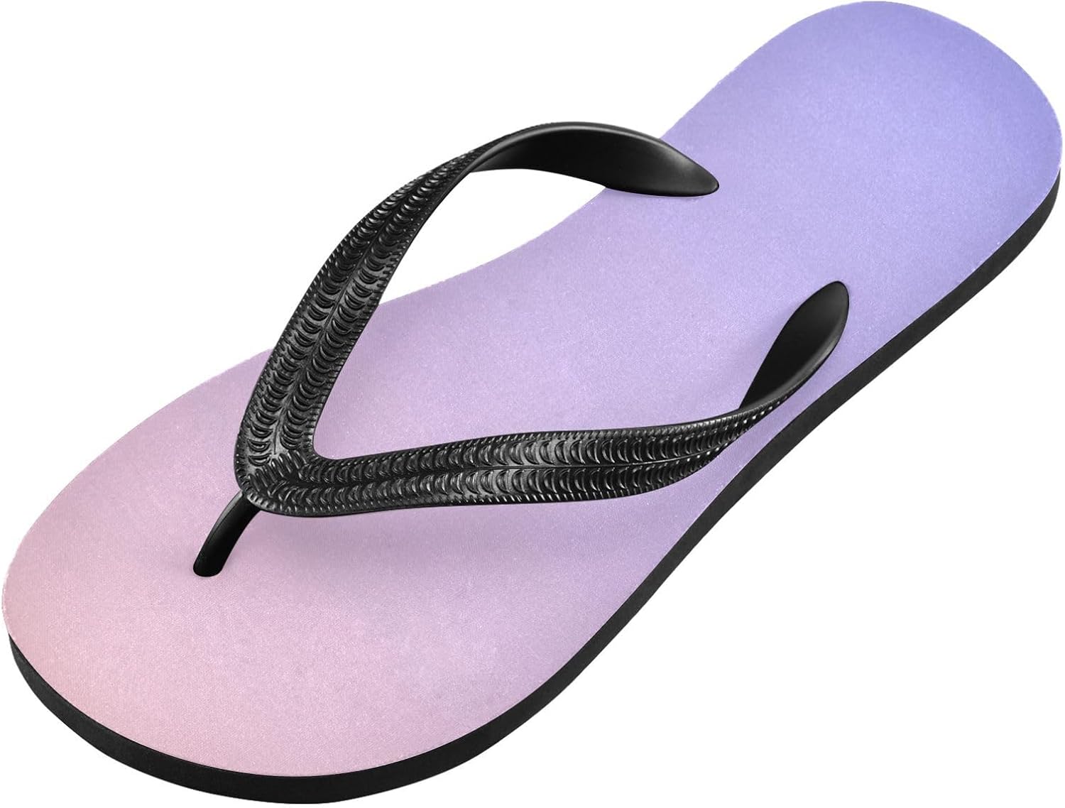 

Шлепанцы с градиентом фиолетового и розового цвета для пляжа и душа, резинескользящие летние тапочки для женщин и мужчин для прогулок Sinestour