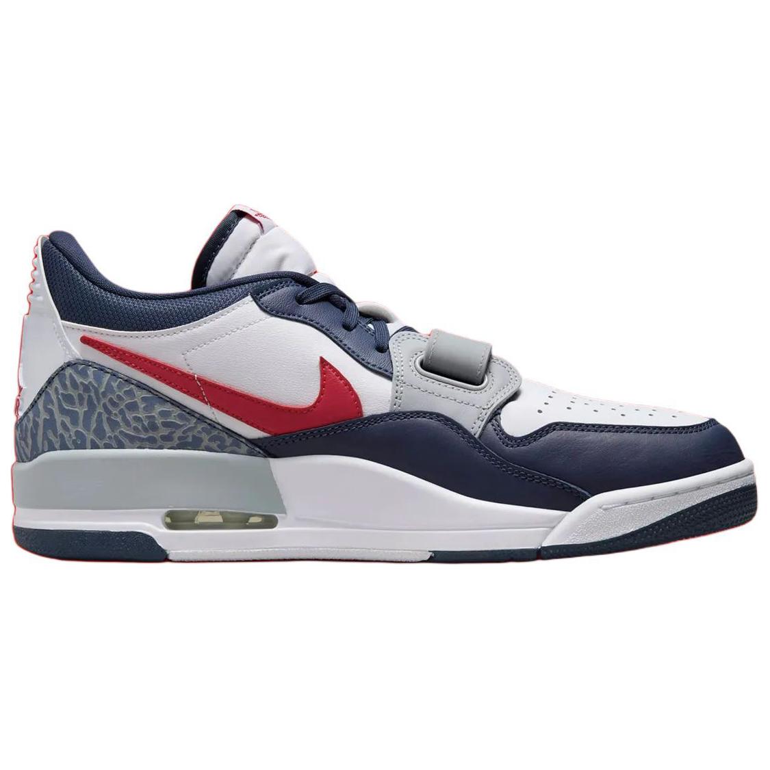 Кроссовки Legacy 312 Low Olympic Jordan, белый синий красный — фото 3