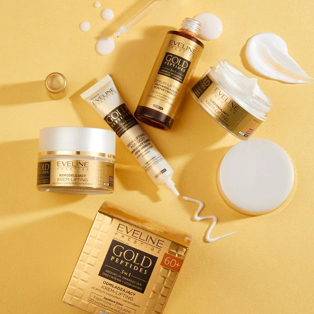 Крем для лица Eveline Cosmetics — Роскошный лифтинг- Gold Peptides + — фото 3