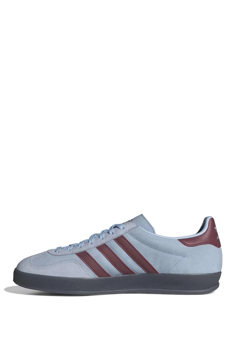 Кроссовки мужские, Gazelle Indoor, Adidas, темно-бордовый/стальной — фото 4