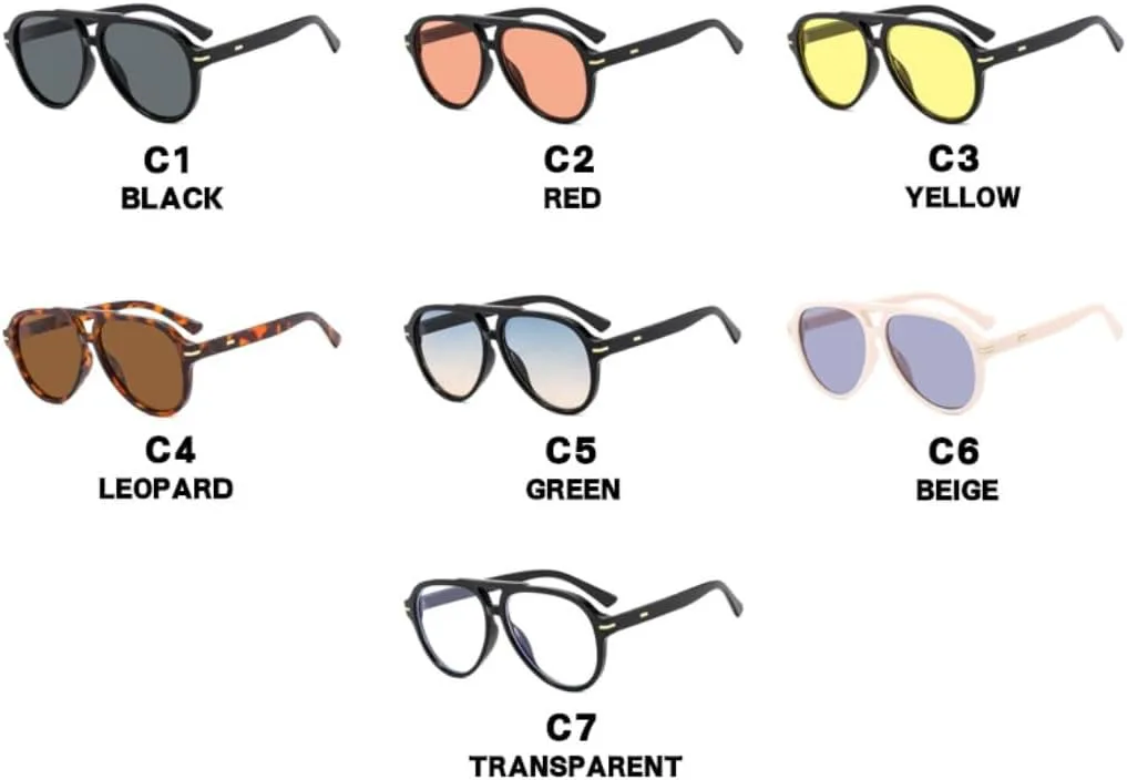 

Солнцезащитные очки с защитой UV400 | Большая оправа, цветные линзы | Для женщин и мужчин | Для занятий спортом на открытом воздухе и вождения DSVIGF, Black Gray