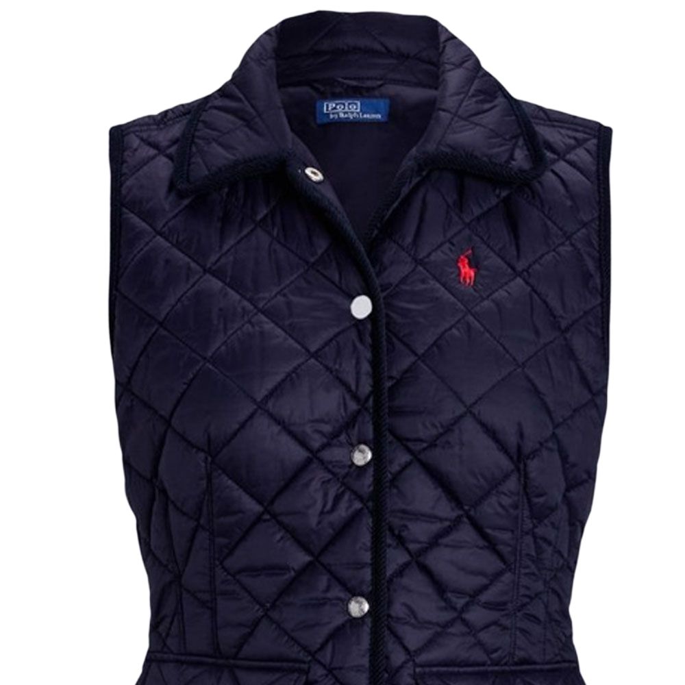 Polo Ralph Lauren Женская синяя жилетка — фото 3