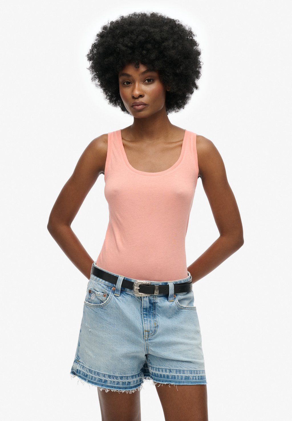 

Топ STUDIOS LIGHTWEIGHT RACER Superdry, коралловый