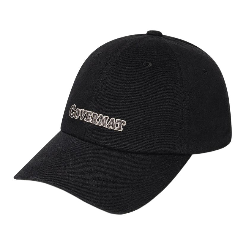 

COVERNAT Хлопковая бейсболка унисекс черная, Black