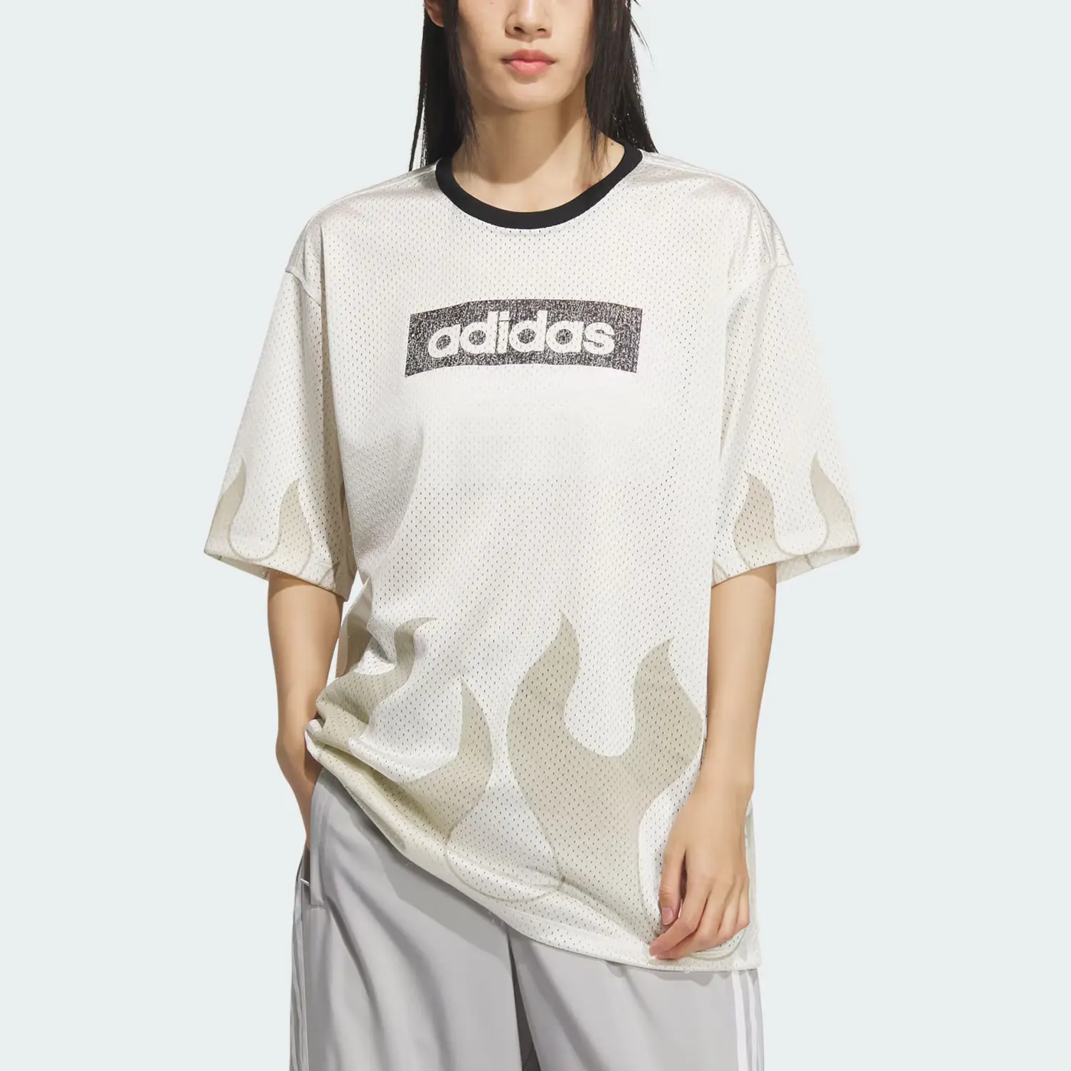Футболка SS25 женская Adidas Originals, белый — фото 3