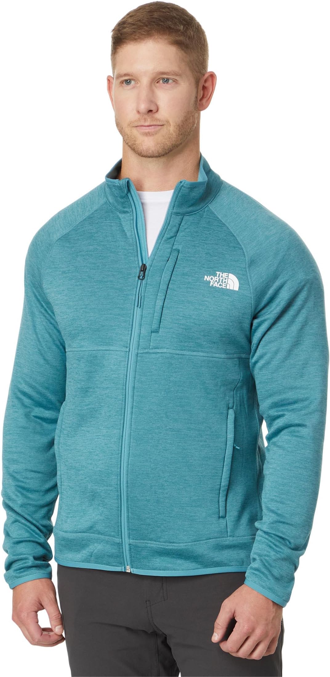 

Толстовка The North Face Canyonlands Full Zip, цвет Blue Heather