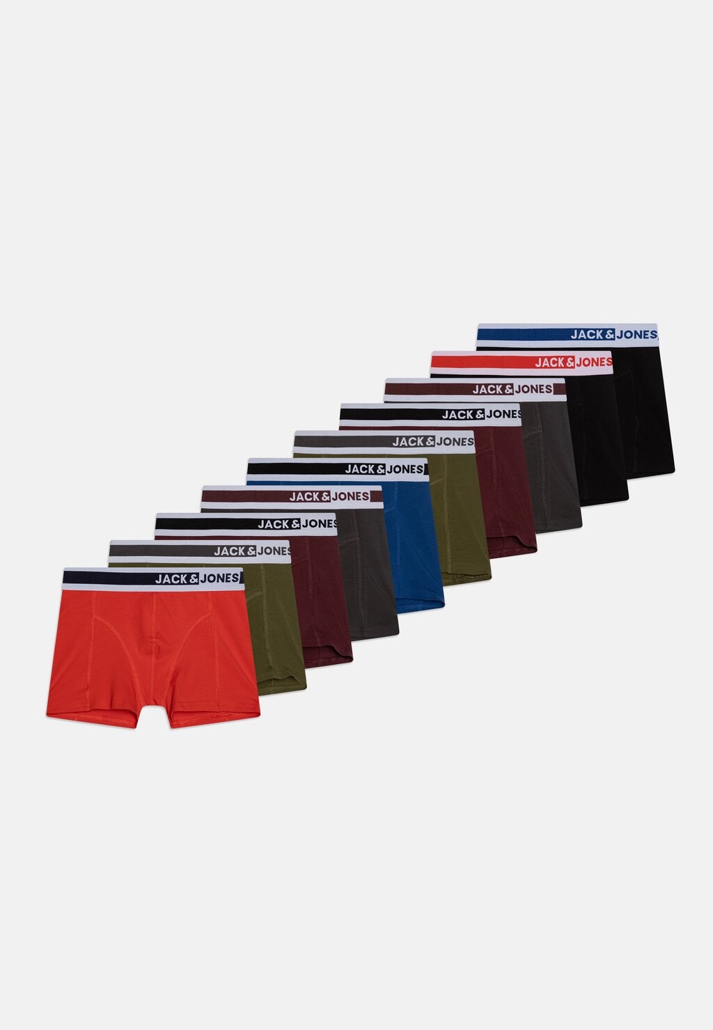 

Трусы JACJIMMY SOLID TRUNKS 10 PACK Jack & Jones, мультиколор