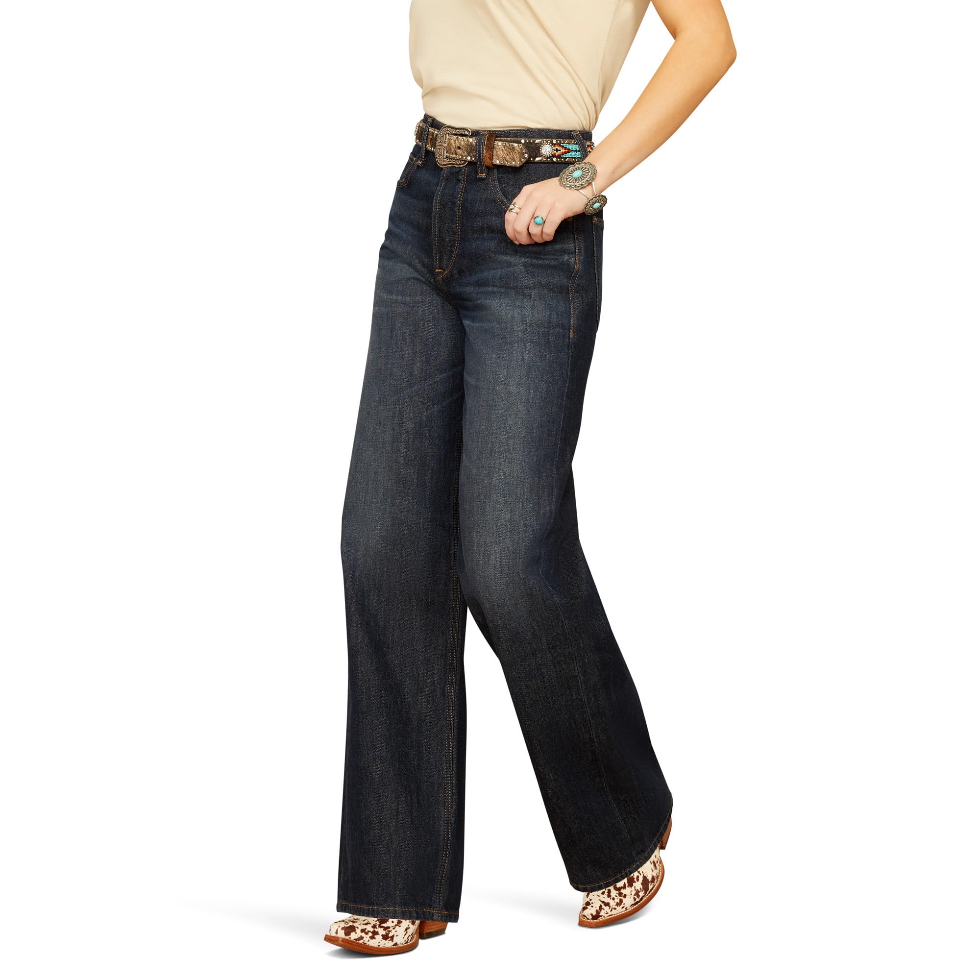 

Джинсы Ariat Ult HR Jasmine Tomboy Wide, цвет Arizona