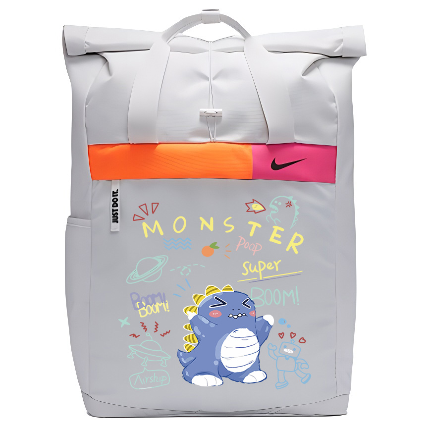 

Nike Тканевый рюкзак с принтом унисекс белый, Bubbles Dragon