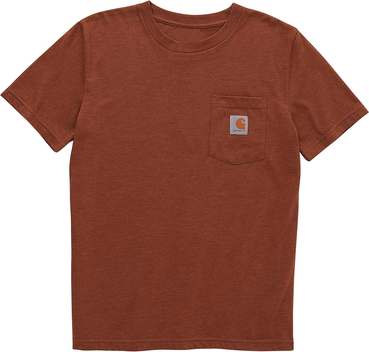 

Футболка с короткими рукавами и карманом для мальчиков Carhartt Baby, Brown Heather, Коричневый, Футболка с короткими рукавами и карманом для мальчиков Carhartt Baby, Brown Heather