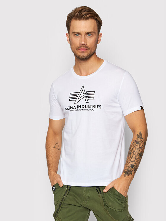

Футболка стандартного кроя Alpha Industries, белый