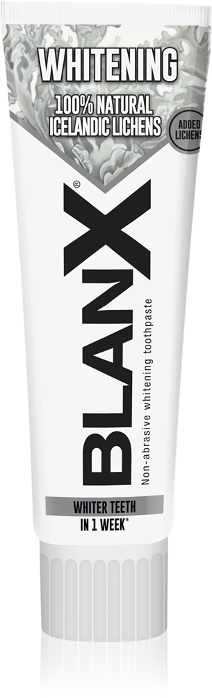 

Отбеливающая зубная паста для бережного отбеливания зубов и защиты эмали Blanx, 75 мл