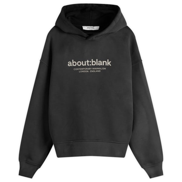 

Толстовка Garcon с капюшоном About:Blank, Washed Black