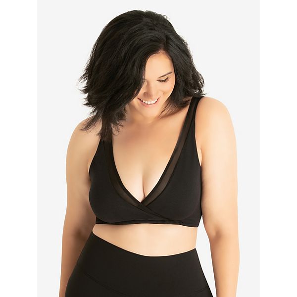 

Комплект белья The charlene - seamless comfort crossover with mesh Leading Lady, Black Onyx