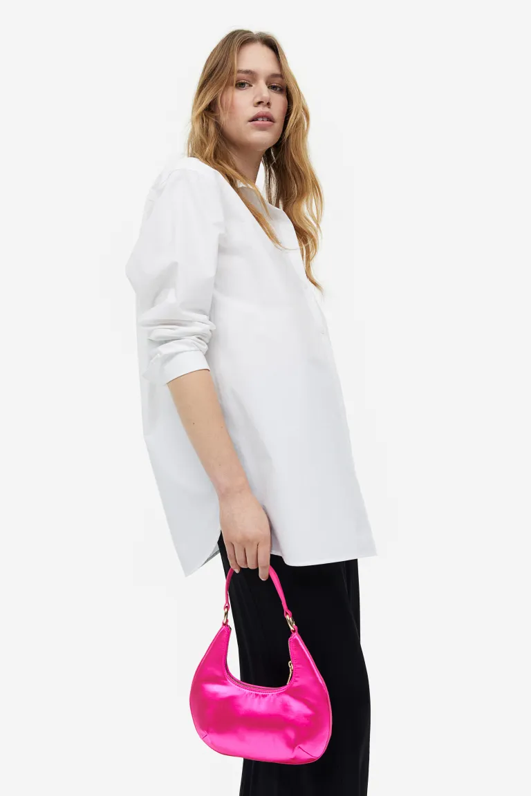 

Атласная сумка через плечо H&M, красный