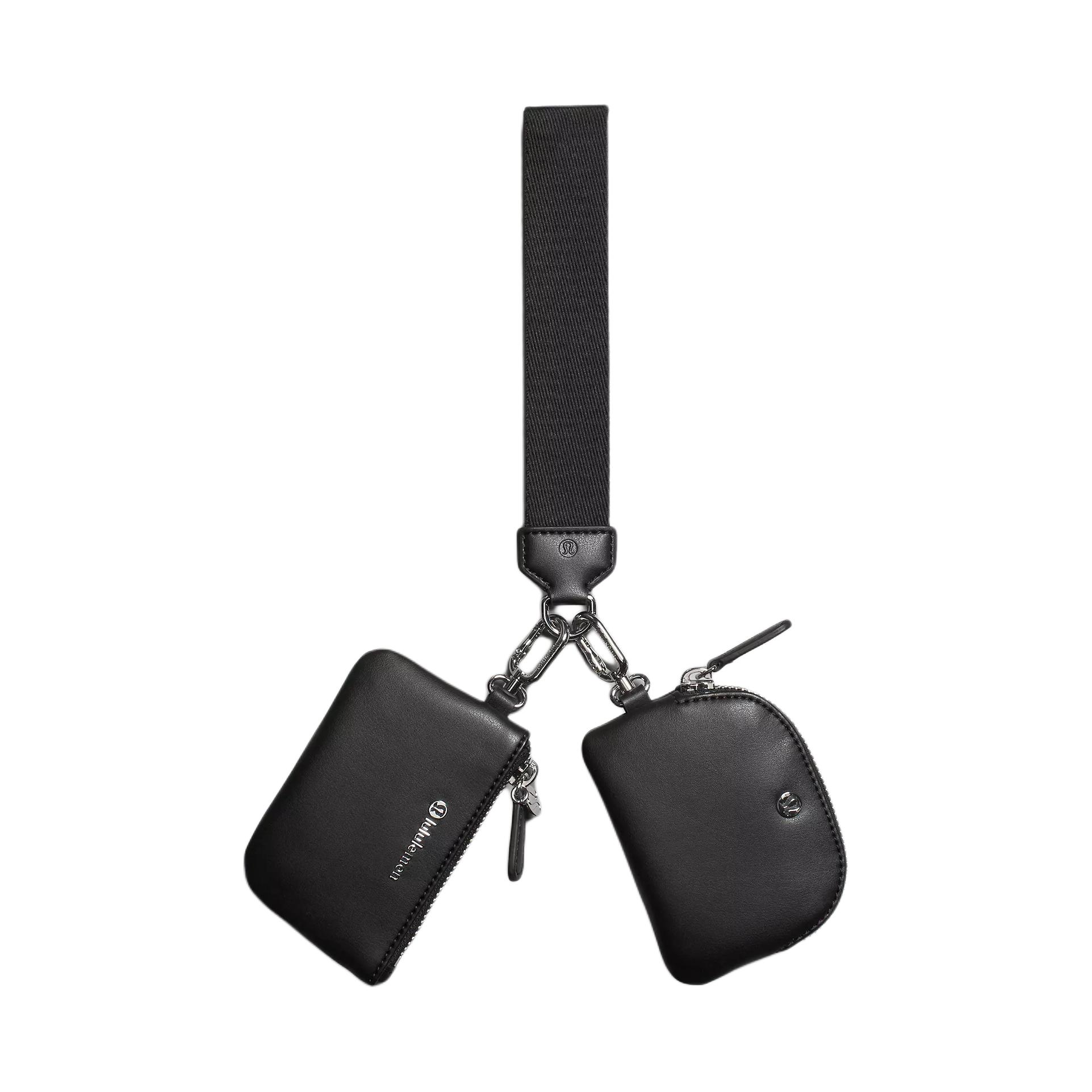 

Lululemon Переработанный полиэстеровый кошелёк унисекс чёрный, Black