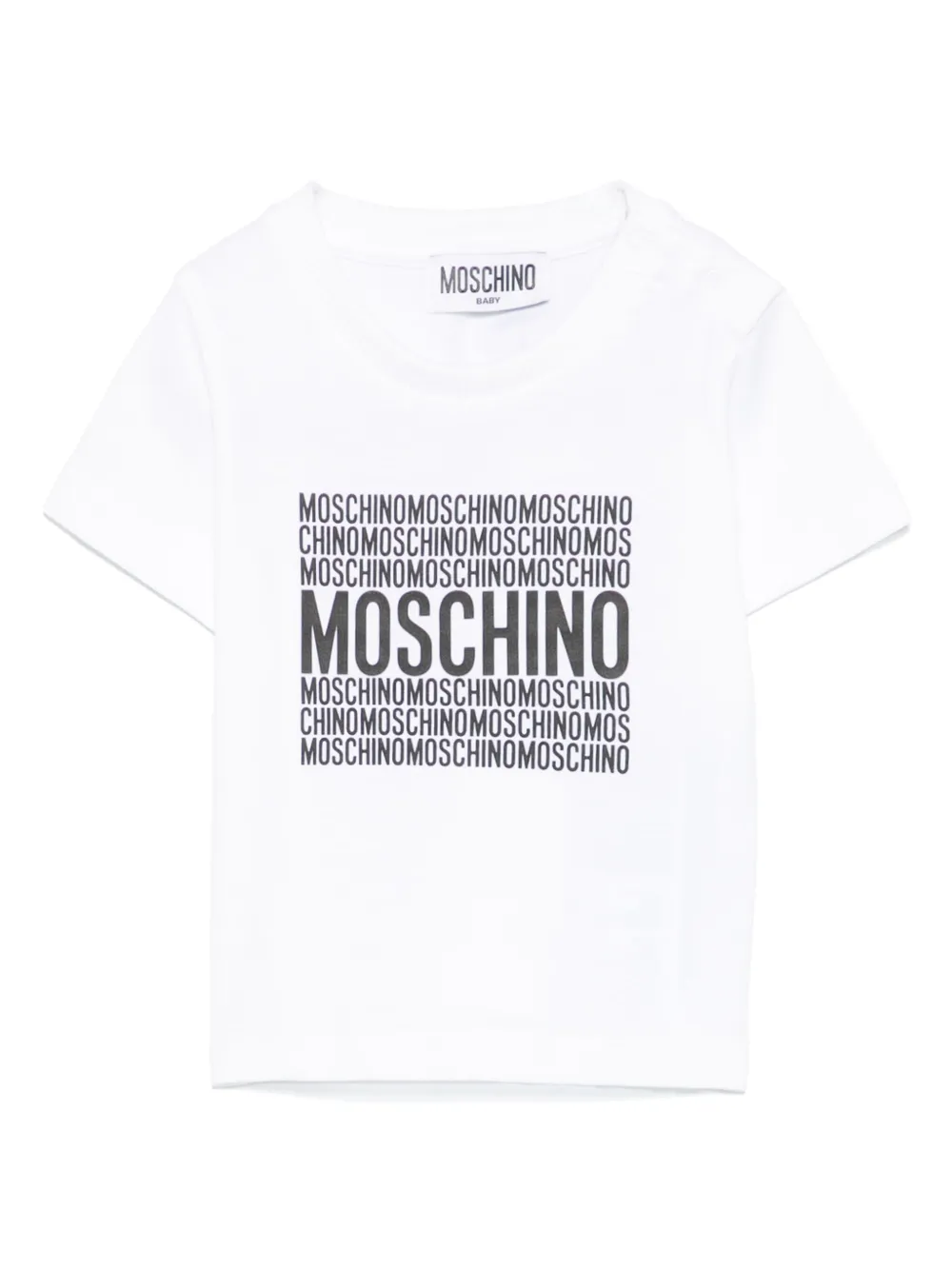 

Футболка с логотипом Moschino Kids, белый