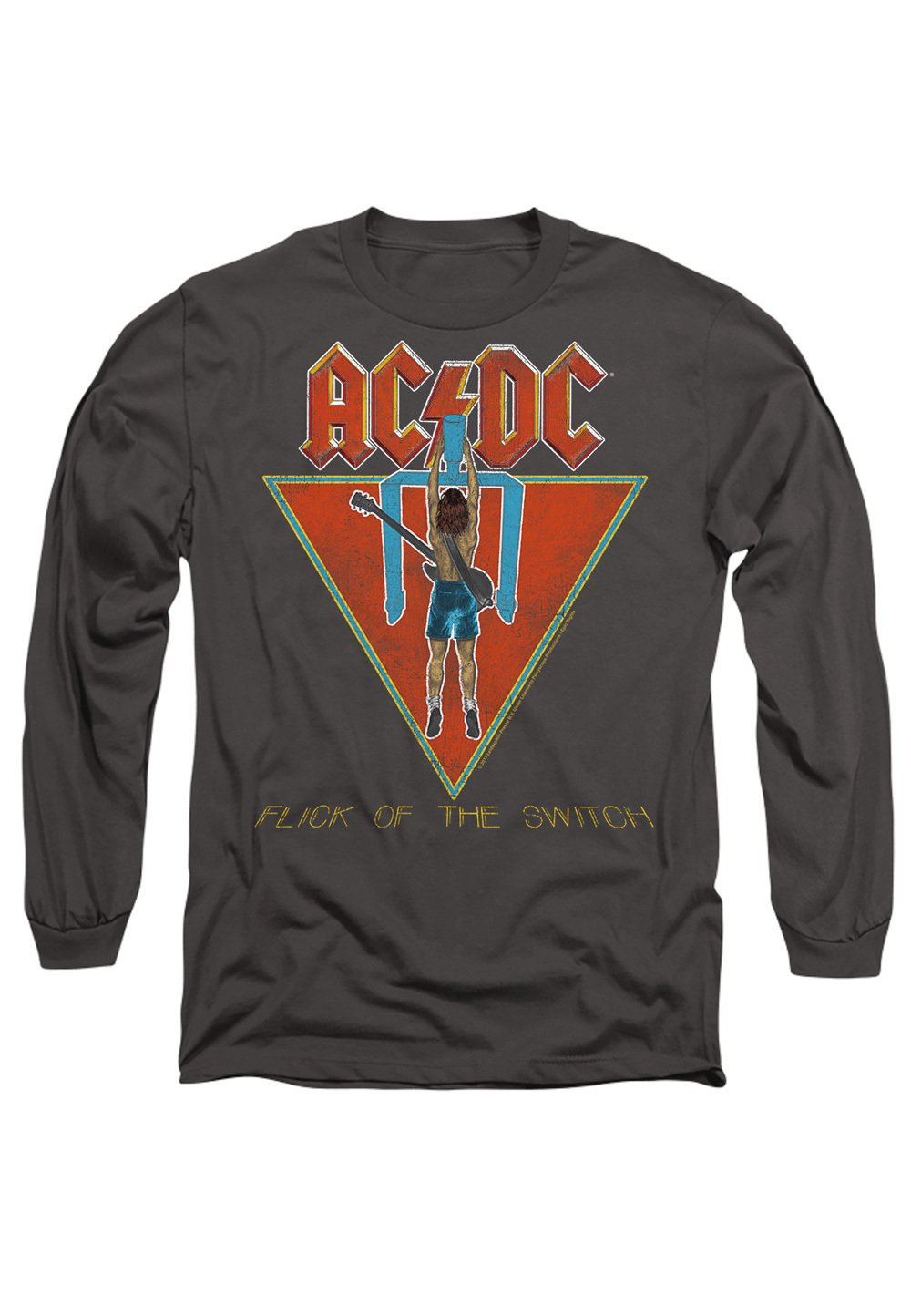 

Топ с длинными рукавами AC/DC FLICK OF THE SWITCH Cotton Soul, антрацит
