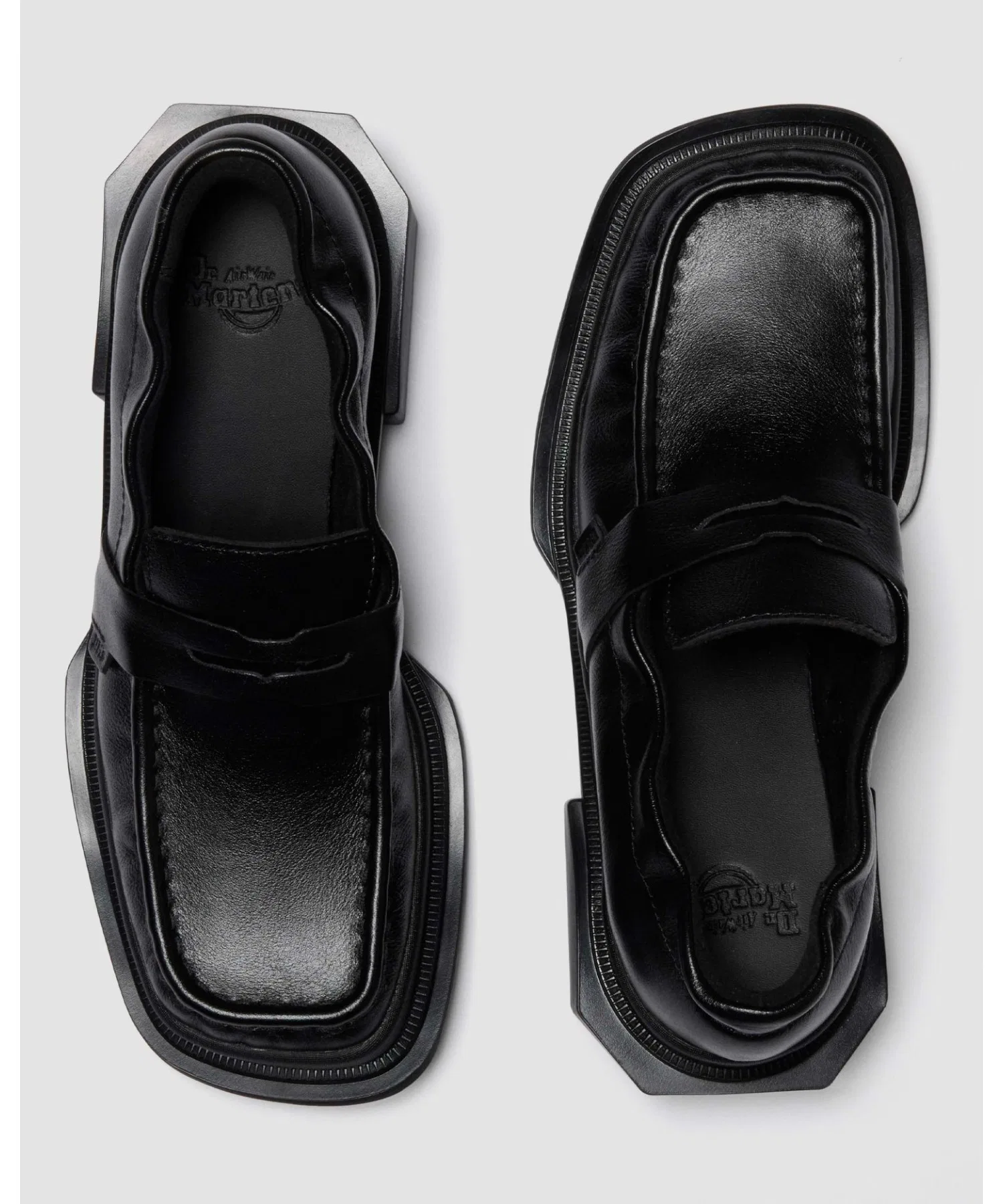 Унисекс лоферы Dr. Martens MAYBOLE из натуральной кожи чёрные — фото 2