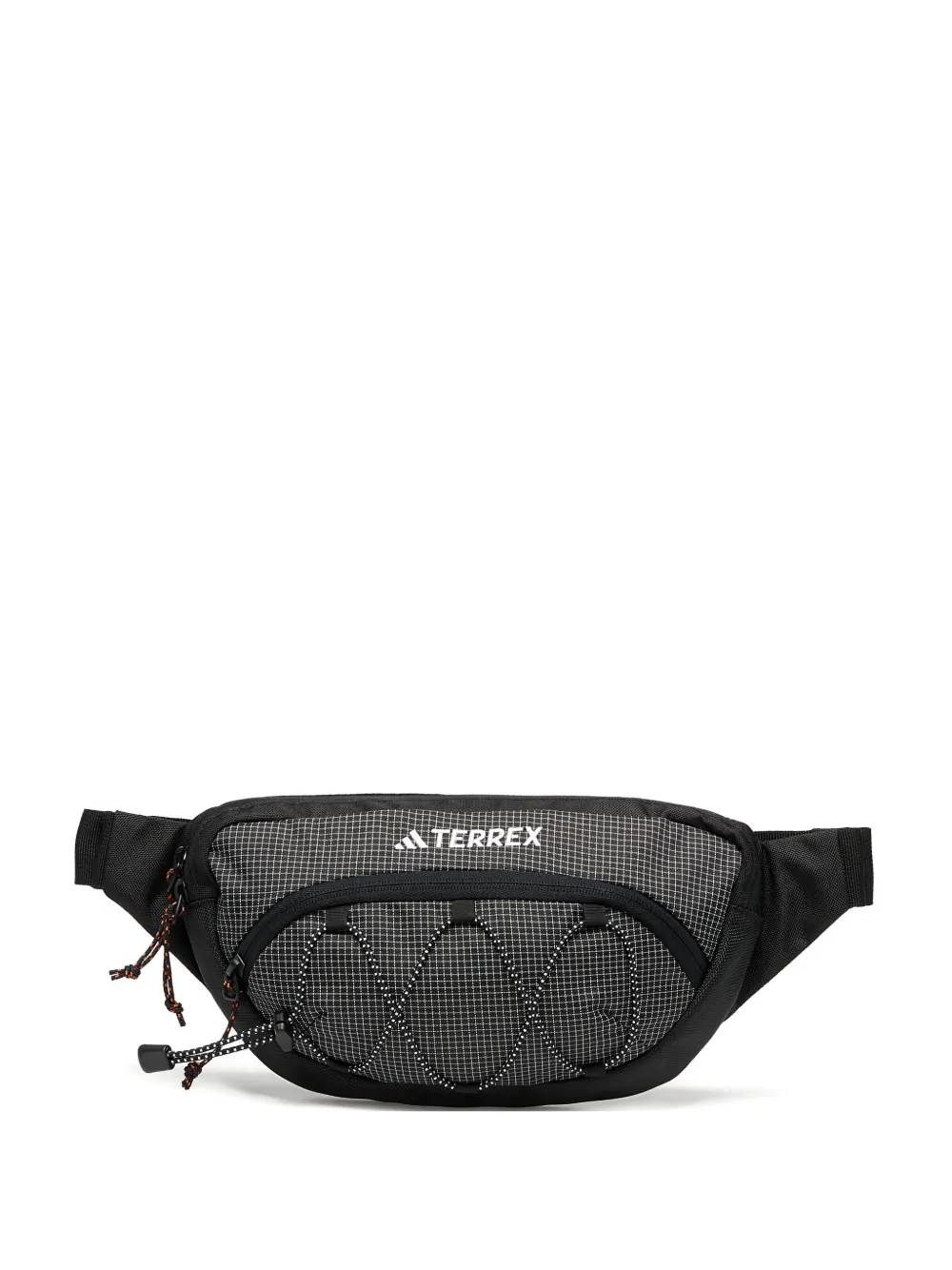 

Поясная сумка с вышитым логотипом Adidas, черный