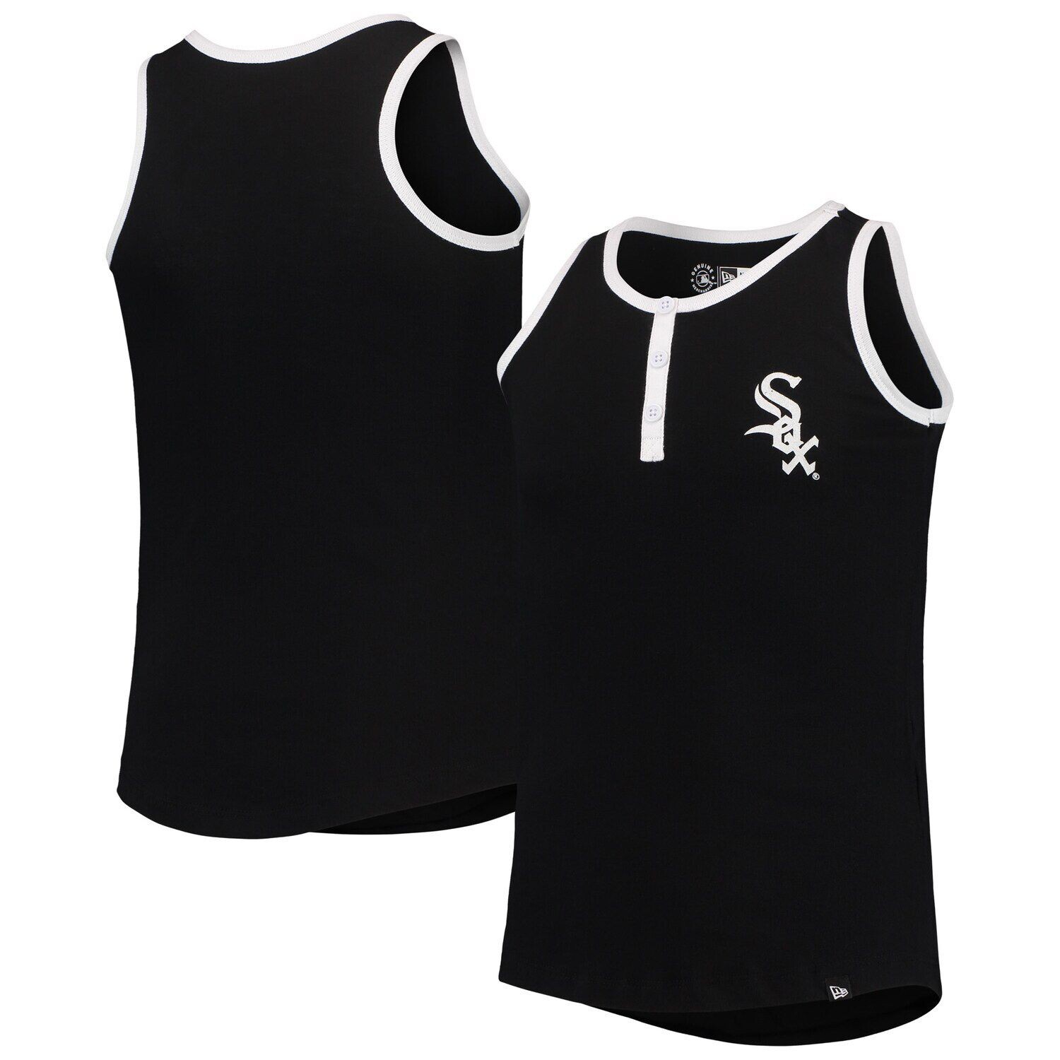 

Молодежная майка New Era для девочек Chicago White Sox Henley New Era