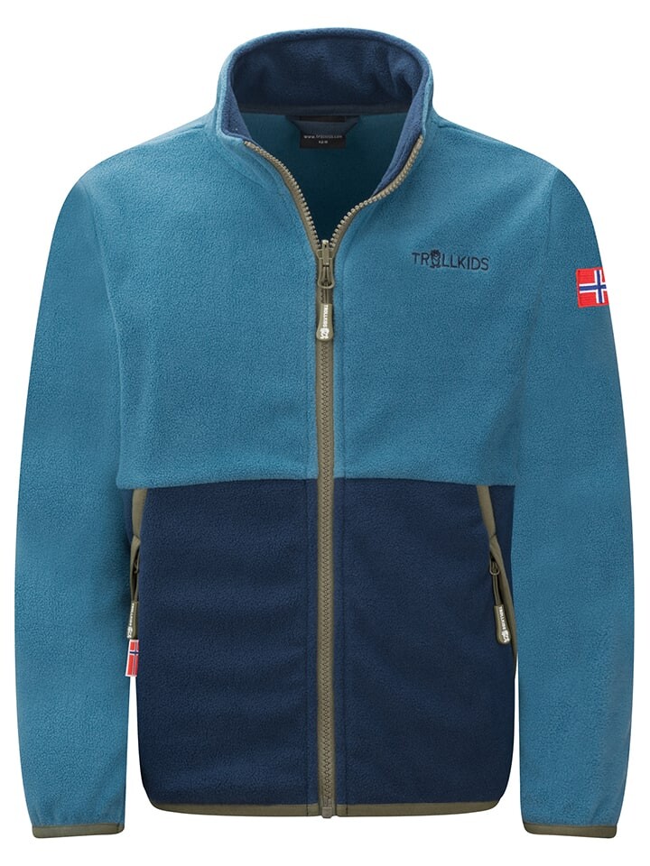 

Флисовая куртка Trollkids Fleecejacke Storfjord, цвет Blau/Dunkelblau