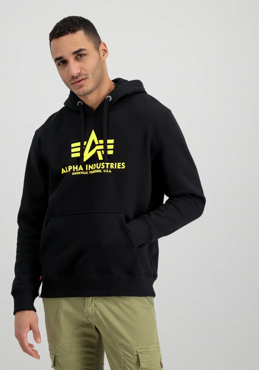 

Толстовка Alpha Industries " Alpha Industries Мужчины - Толстовки Basic Hoody с неоновым принтом", желтый