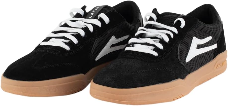 

Мужские скейт-кеды Lakai Atlantic - профессиональная модель Винсента Альвареса, черный