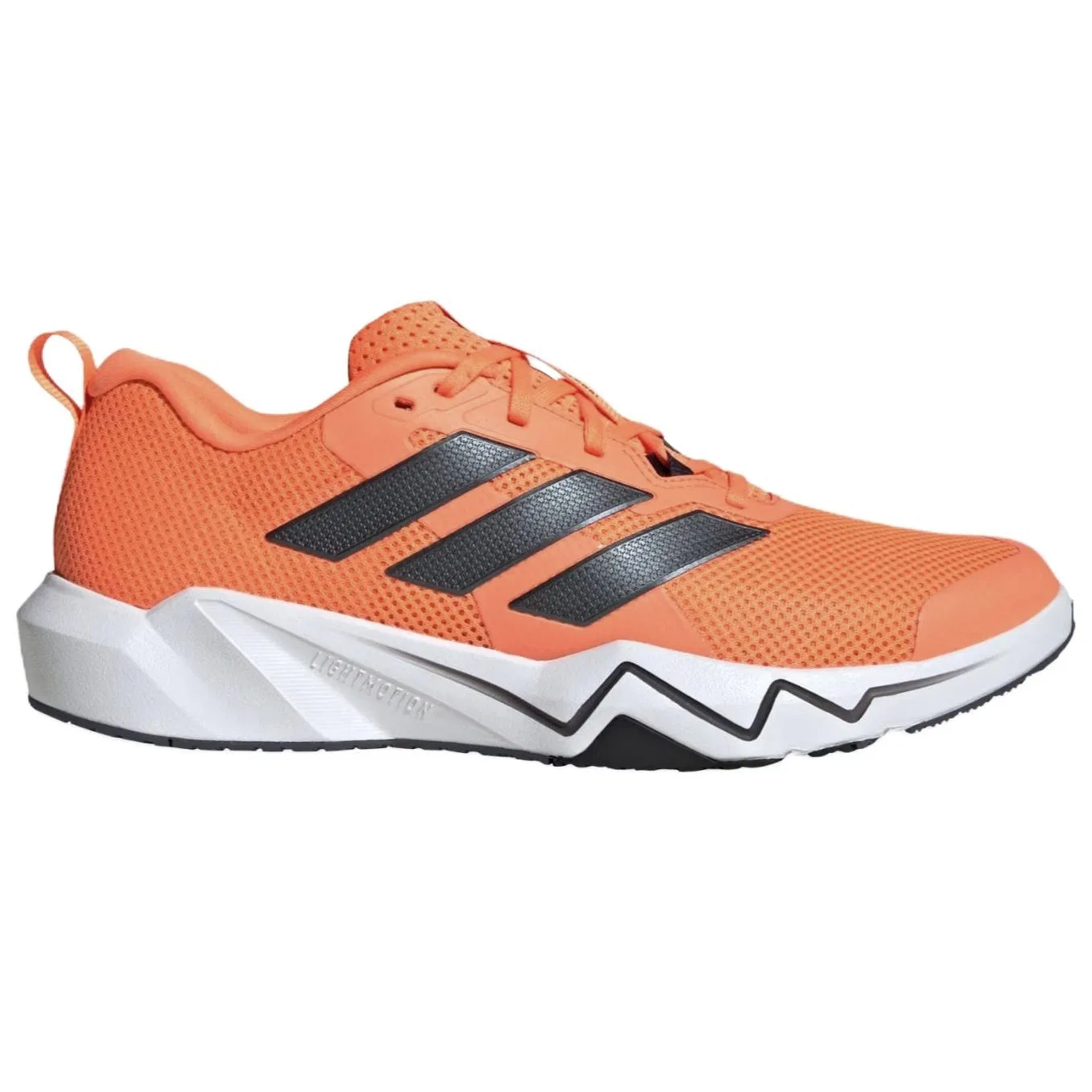 Кроссовки для тренировок дышащие Adidas оранжево-черные — фото 3