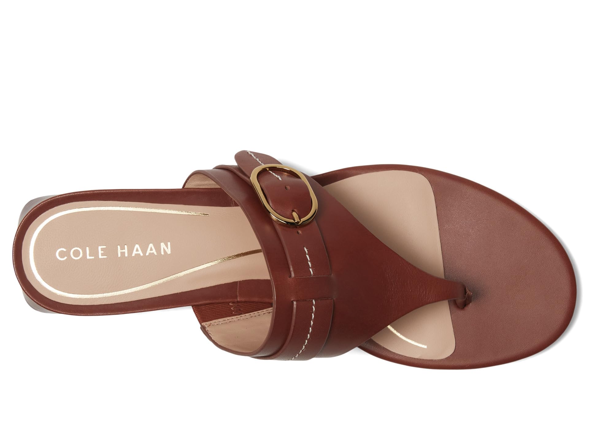 Сандалии Cole Haan Gayle Thong Sandal, цвет Dark Cuoio Leather — фото 2