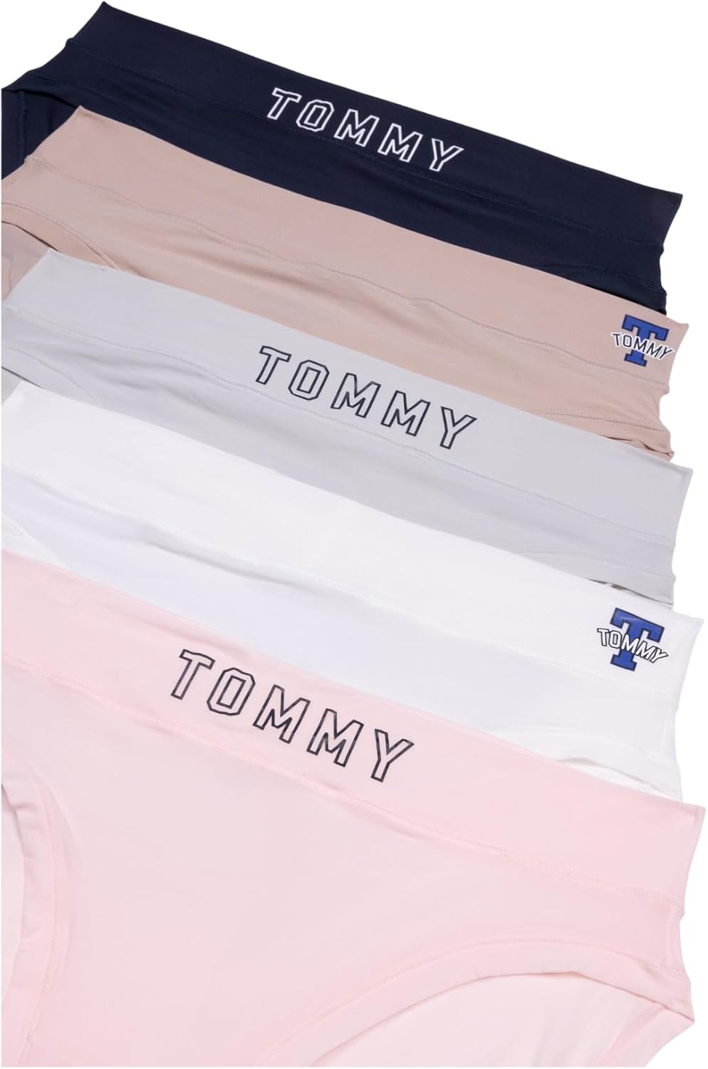 Комплект из 5 женских трусиков-бикини Tommy Hilfiger, Sc/Bw/Blk/Bb/Tr — фото 2