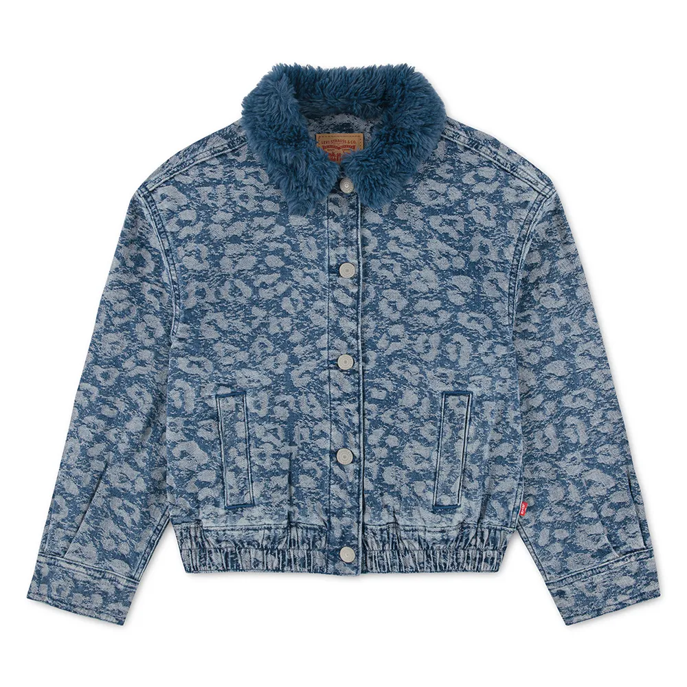 

Куртка Levi's Fur Collared Tru, синий