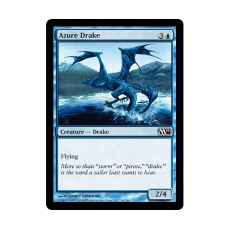 

CCG Лазурный дракон (С) (фольга), MTG - Magic 2011