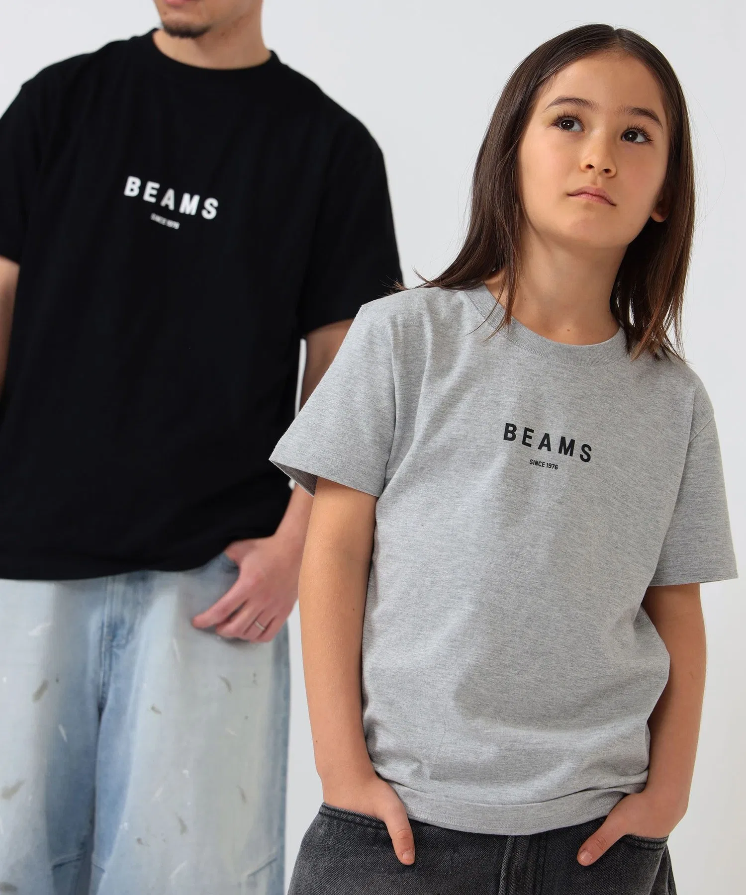 Детская футболка BEAMS × こども ビームス с логотипом