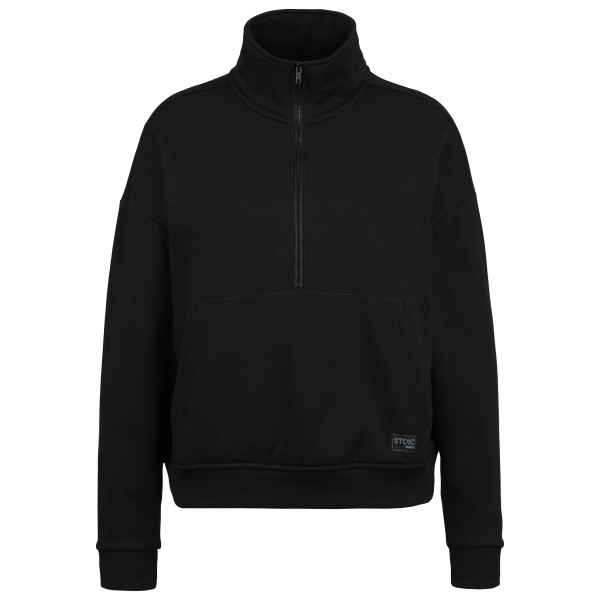 

Женский свитер mmxx nora с полумолнией - пуловер Stoic, черный